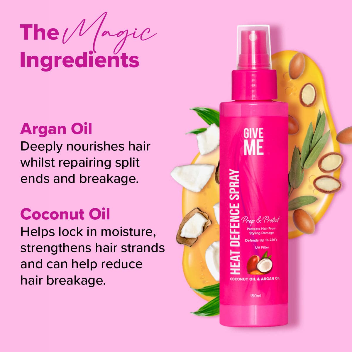 Heat Defence Spray - Give Me Cosmetics US