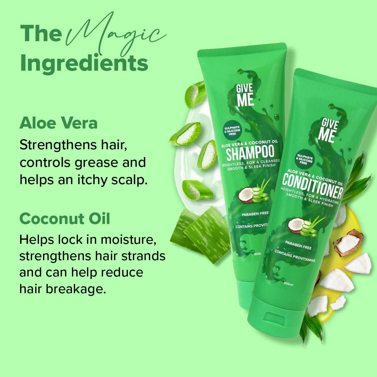 Sulphate & Silicone-Free Nourishing Shampoo & Conditioner Bundle - Give Me Cosmetics US