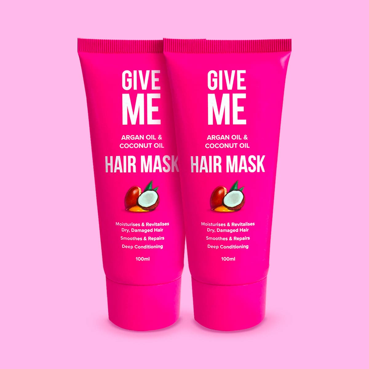 2 x Argan Oil & Coconut Oil Hair Mask - Give Me Cosmetics