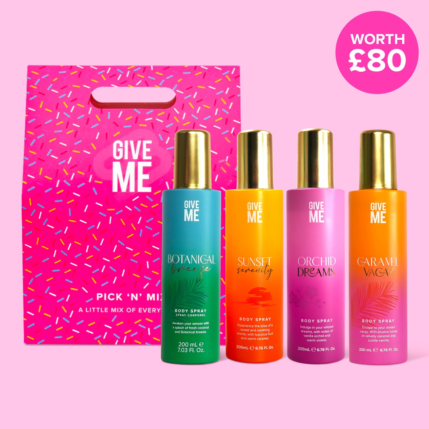 The Body Sprays Bundle (Worth £80)