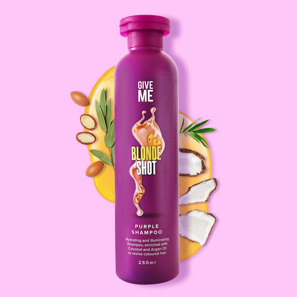 Blonde Shot - Blonde Enhancing Toning Purple Shampoo - Give Me Cosmetics