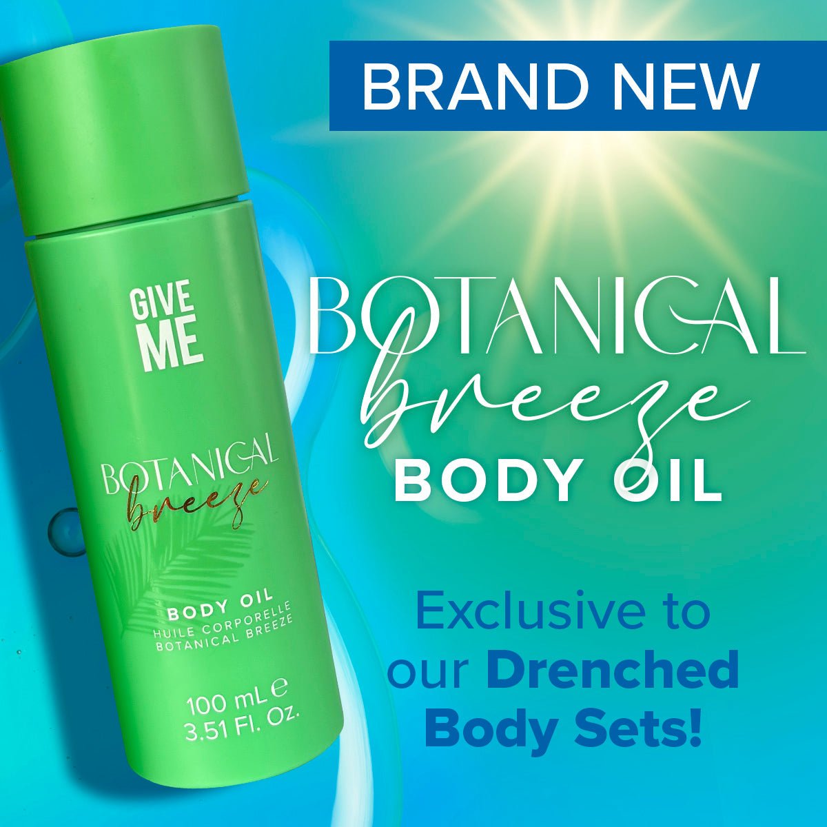 Botanical Breeze Drenched Bodycare Set (Worth £39.97) - Give Me Cosmetics