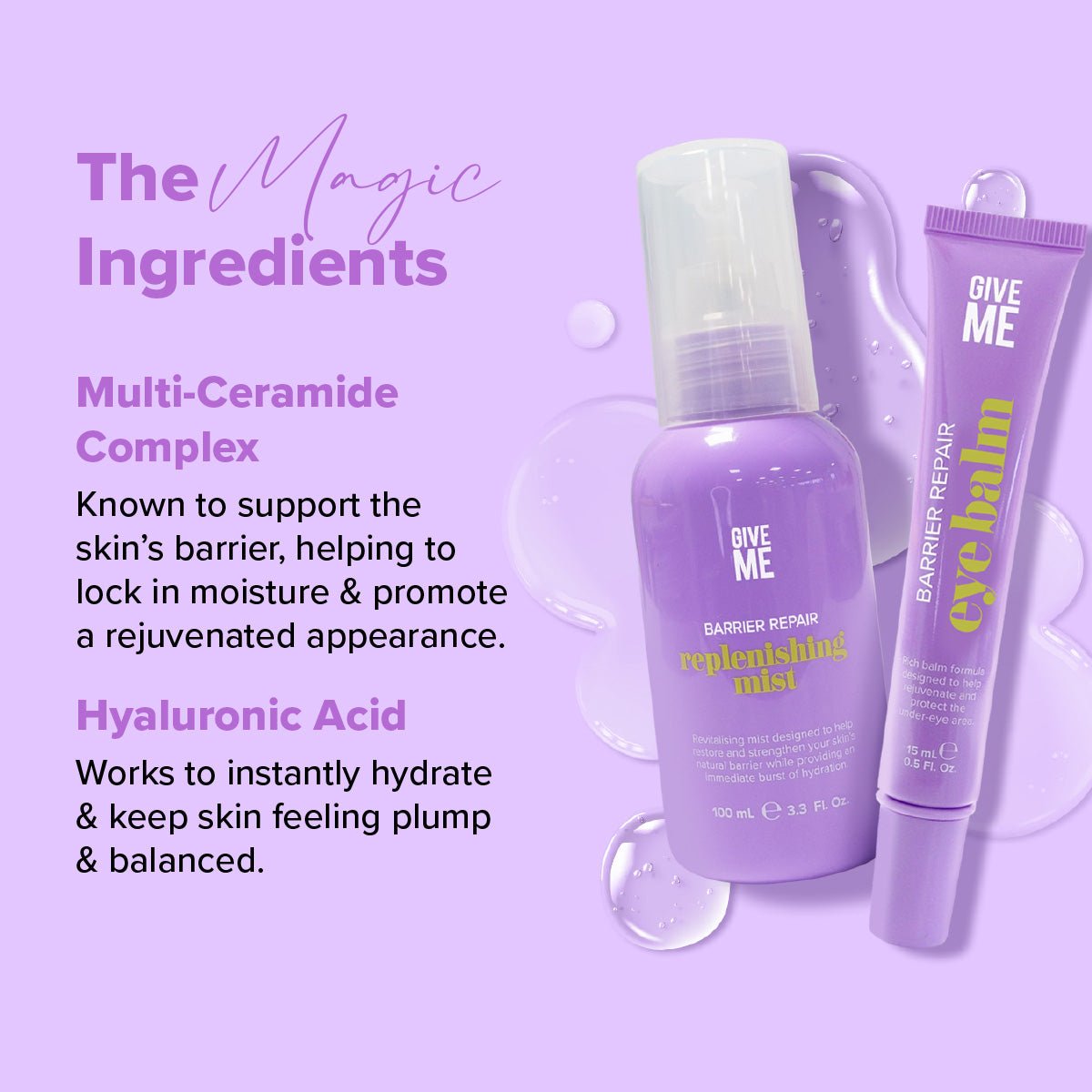 Ceramide Renewal Range - Give Me Cosmetics