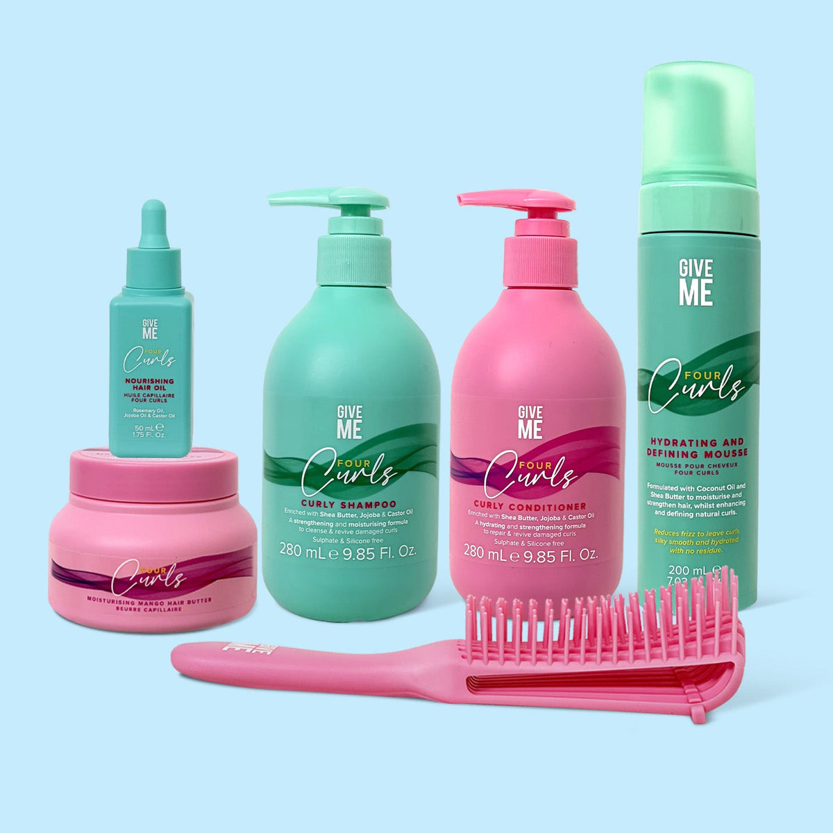 Four Curls Full Haircare Set - Give Me Cosmetics