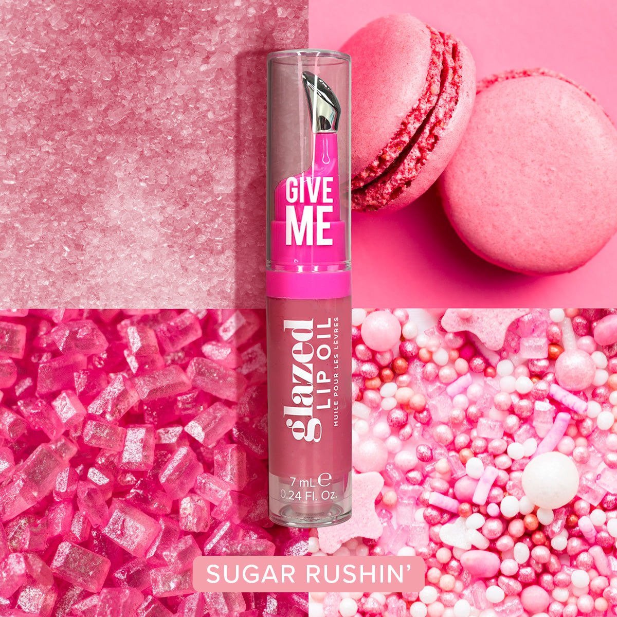 Glazed Lip Oil - Sugar Rushin' - Give Me Cosmetics