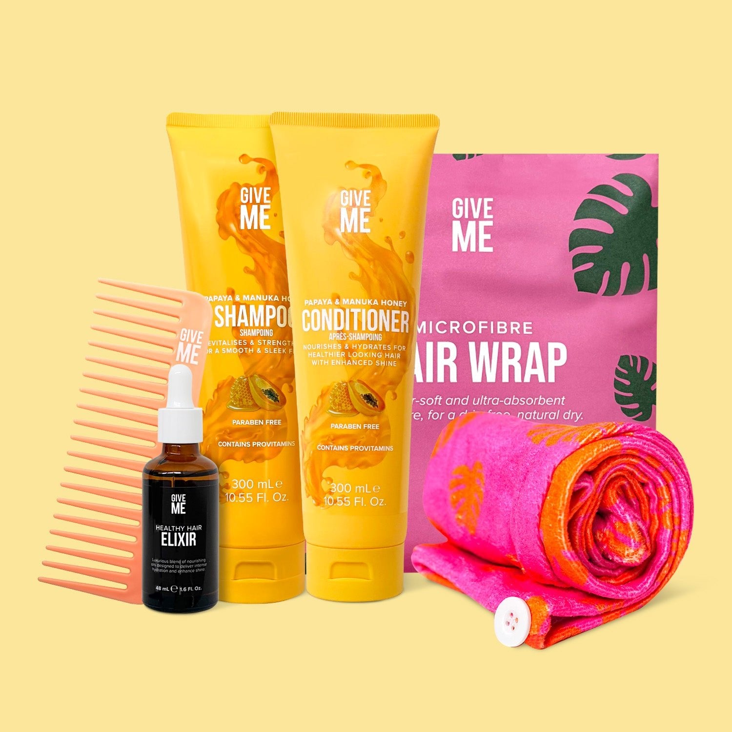 Hair Growth Elixir Haircare Set (Worth £43.95) - Give Me Cosmetics