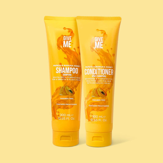 Papaya & Manuka Honey Shampoo and Conditioner Bundle (Worth £13.98) - Give Me Cosmetics