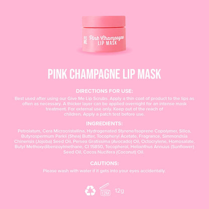 Pink Champagne Lip Mask - Give Me Cosmetics