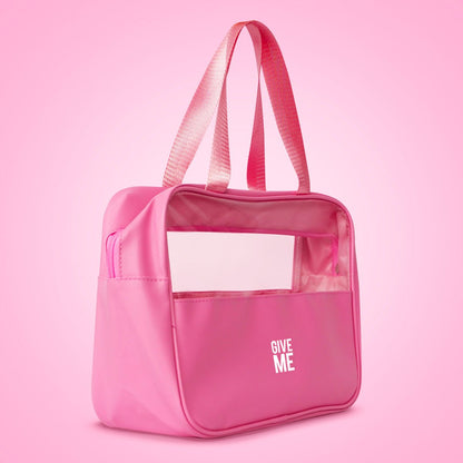 Pink Cosmetic & Toiletry Travel Bags - Give Me Cosmetics