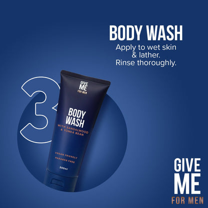 Sandalwood & Tonka Bean Essentials For Him (Worth £20.97) - Give Me Cosmetics