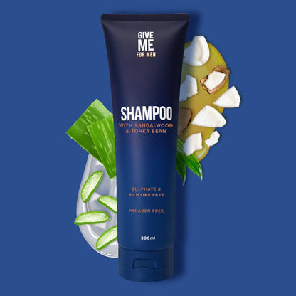 Sandalwood & Tonka Bean - Shampoo For Men - Give Me Cosmetics