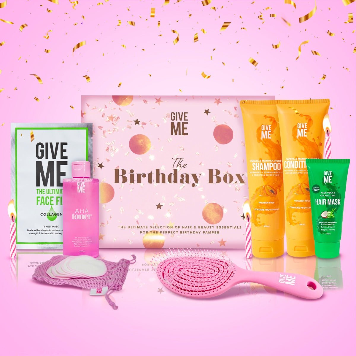 The Birthday Box (Worth £58.93) - Give Me Cosmetics